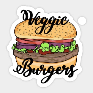 Veggie burgers Sticker